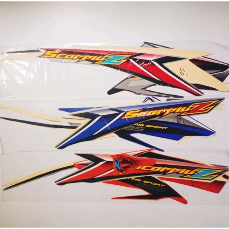 Striping motor / les tangki Yamaha Scorpio z 2005 / 2006