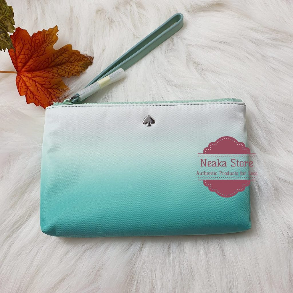 Wristlet wanita KS Jae Medium double zip WLRU6169 fijigreen
