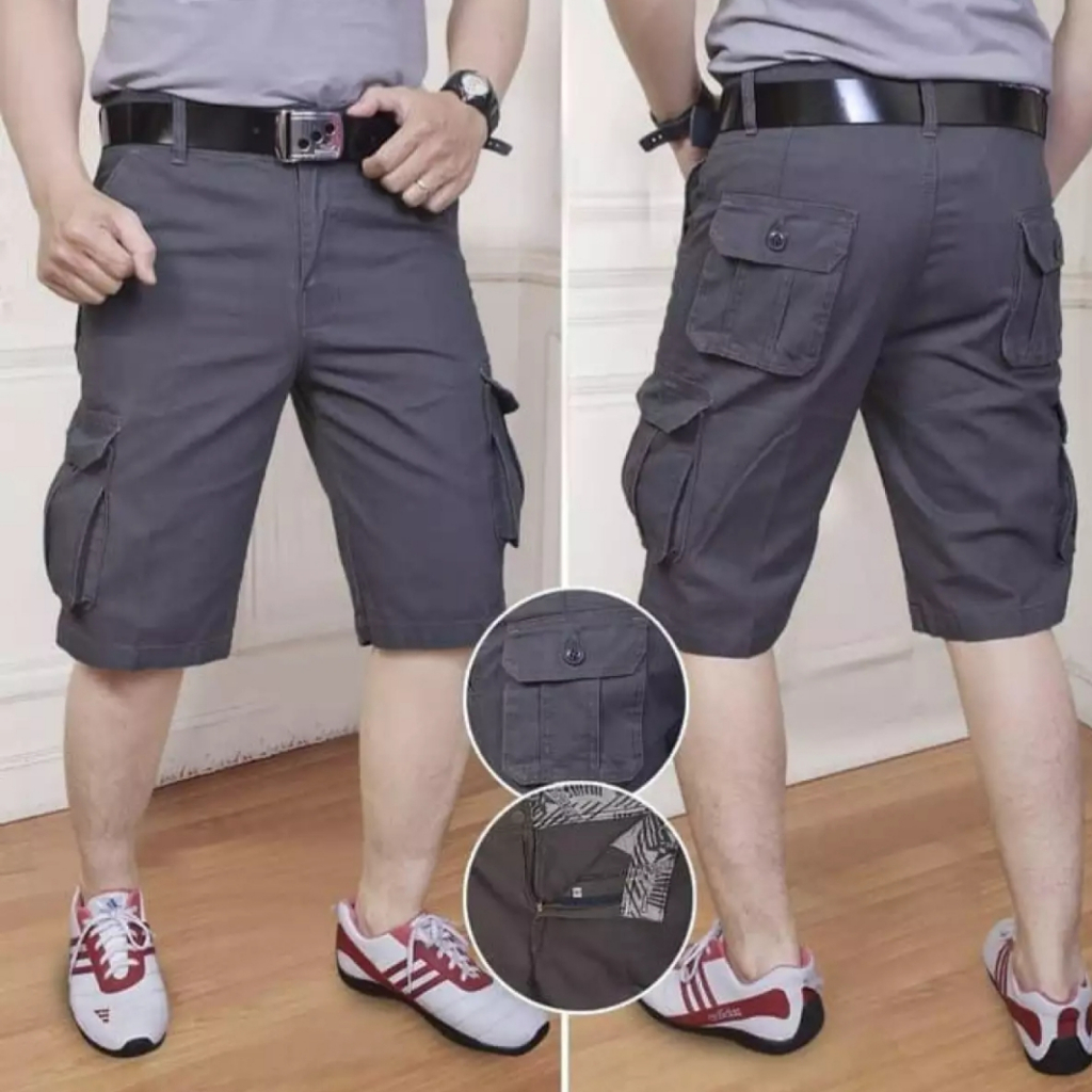 Celana cargo pendek pria/celana cargo/celana cargo pria/cargo pendek pria original/cargo pendek cowo