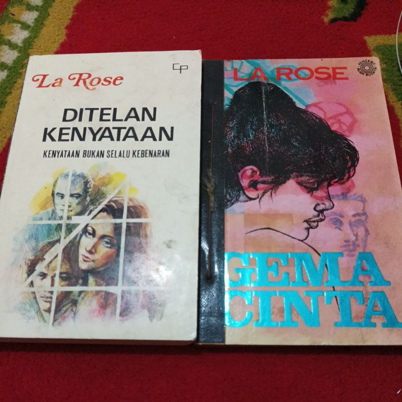 buku novel lama romantis la rose bekas original