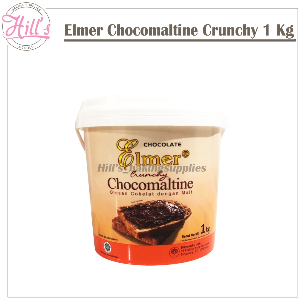 

ELMER CHOCOMALTINE SPREAD CRUNCHY 1 KG / SELAI COKLAT OLESAN ROTI 1KG