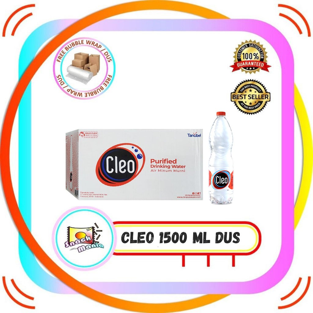 

CLEO Air Minum Botol 1500 ml DUS 12 Pcs