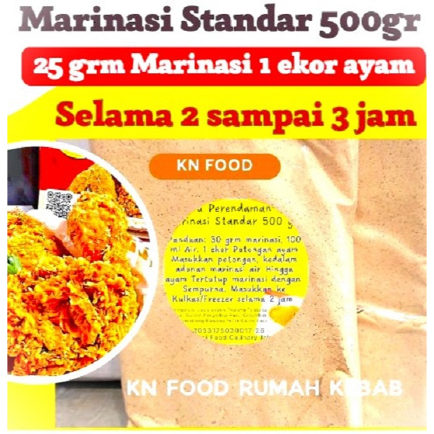 

Marinasi Chicken Standar 500gram / Marinade Chicken Standar / Bumbu Perendam Ayam