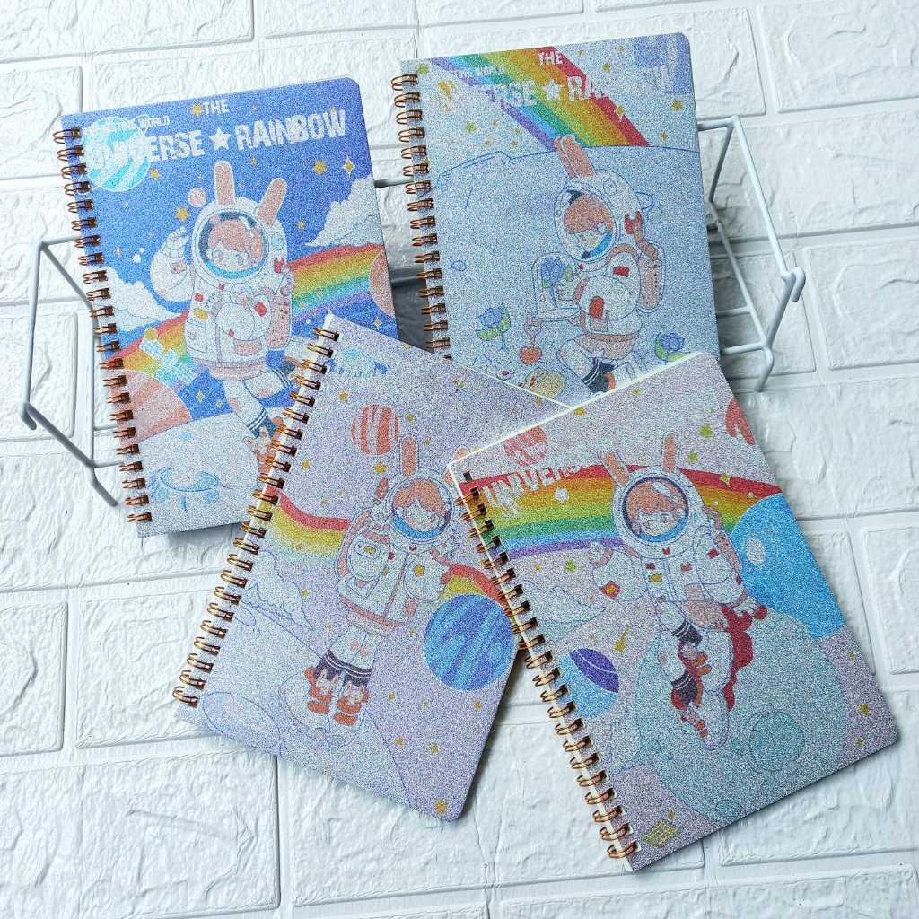 

Notebook A5 Buku Catatan Aesthectic Buku Tulis Jurnal Glitter