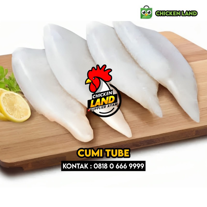

CUMI TUBE / SQUID TUBE 1KG ( FROZEN )
