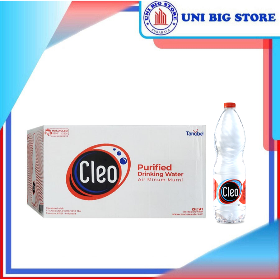 

CLEO Air Minum Botol 1500 ml DUS 12 Pcs