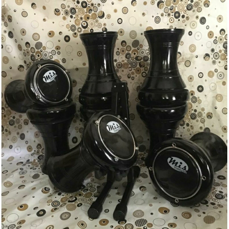 Darbuka polos  Darbuka Anak  Dumbuk Batu 6inch hitam