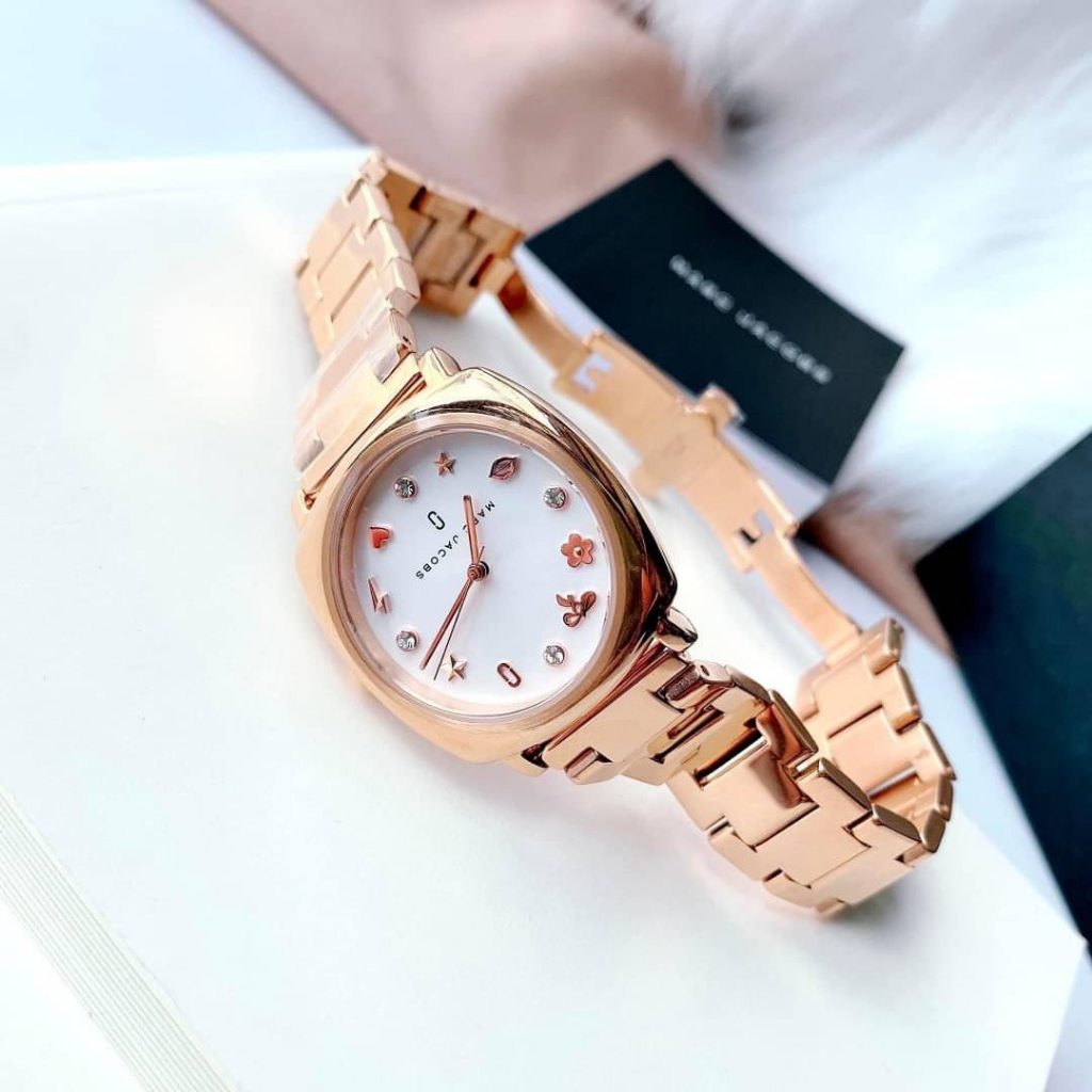 Jam Tangan Wanita Marc Jacobs MJ3574 Mandy Rose Gold Fullbox Original