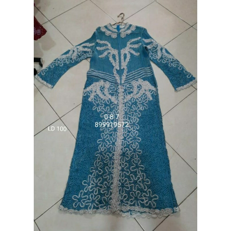 kebaya sulam usus lampung gamis blouse panjang
