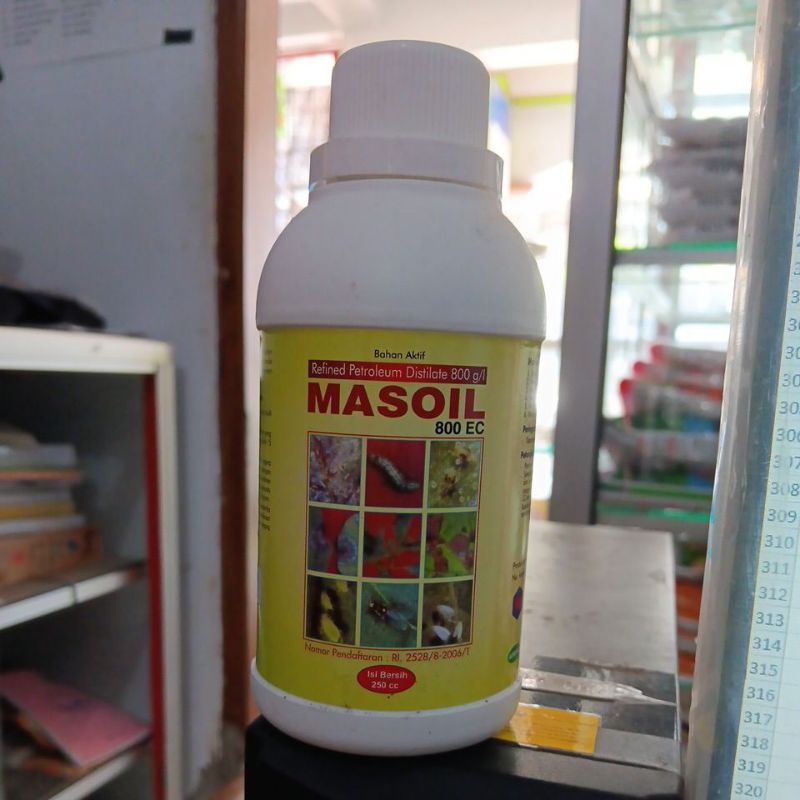 TERLARIS BAHAN PEREKAT PESTISIDA MASOIL ISI 250 CC