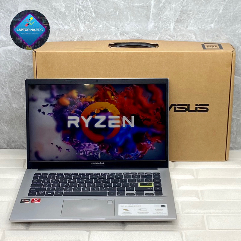 Laptop Gaming Editing Asus Vivobook M413DA AMD Ryzen 5 Ram 8/512Gb