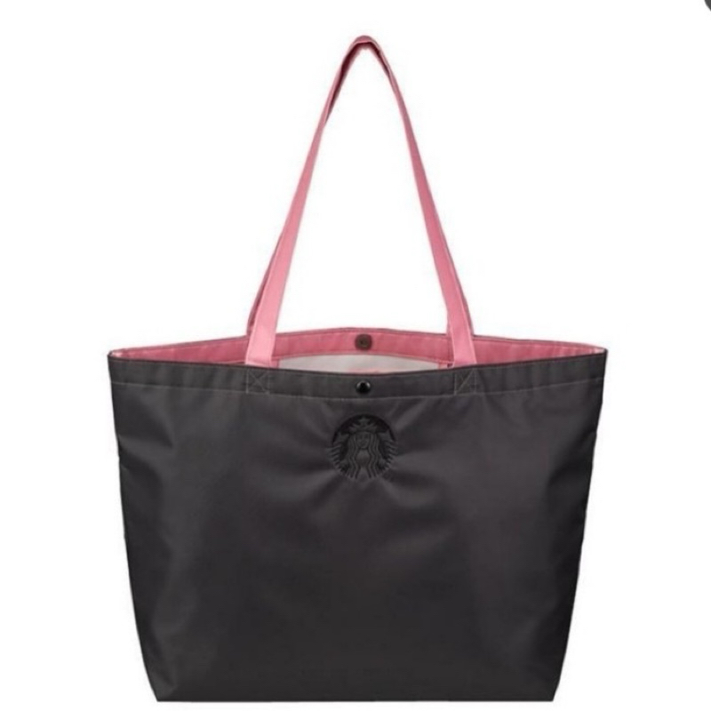 tote bag Starbucks x black pink original korea