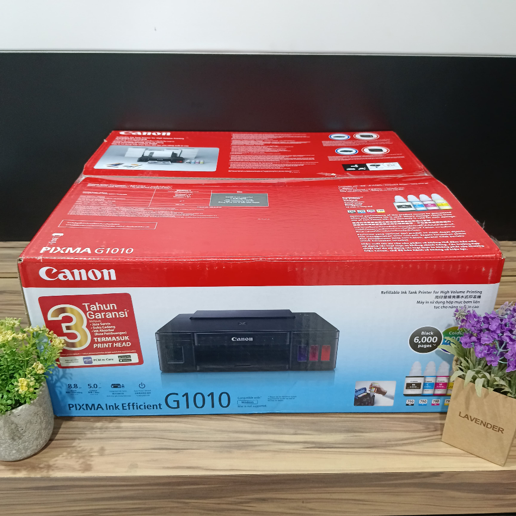 PRINTER CANON G1010 PRINT ONLY INK TANK INCLUDE TINTA ORI