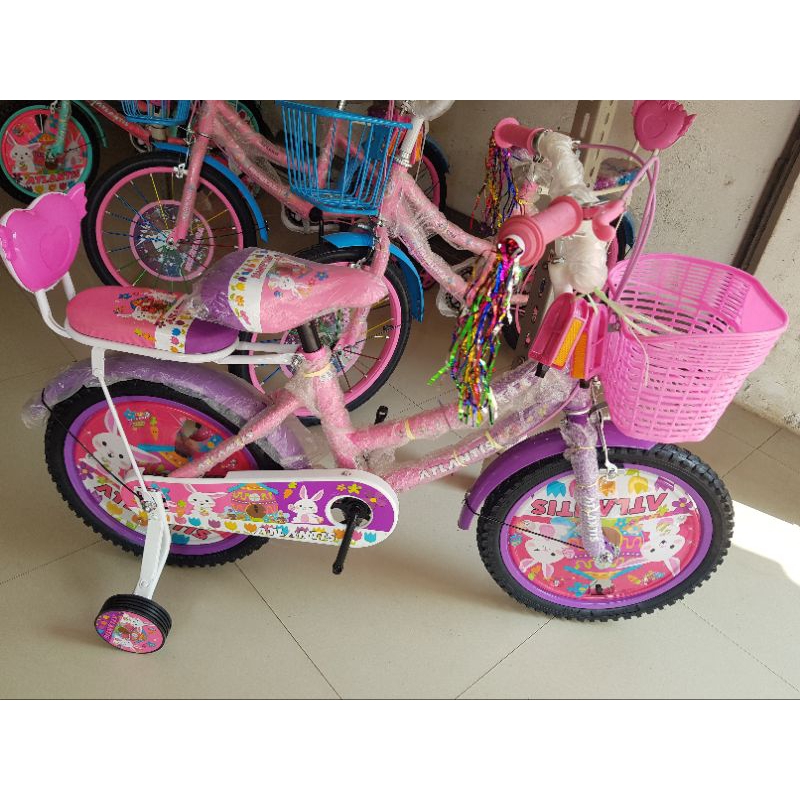 Sepeda Anak Perempuan Sepeda Mini 16 inch ATLANTIS ( PINK )