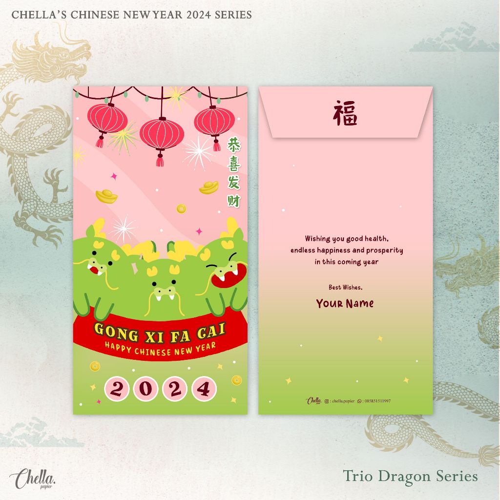 

CUSTOM ANGPAO IMLEK 2024 - BISA TULIS NAMA & LOGO (isi 6 pc) : TRIO DRAGON