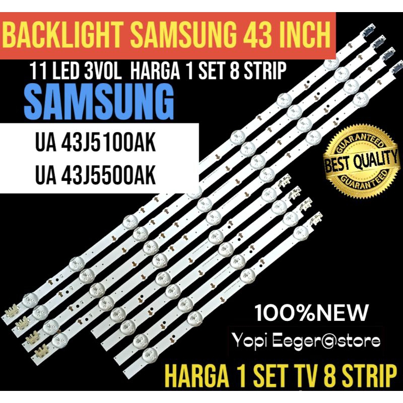 BACKLIGHT TV LCD LED SAMSUNG 43 INCH UA 43J5100AK- UA43J5500AK BACKLIGHT TV SAMSUNG 43 INCH