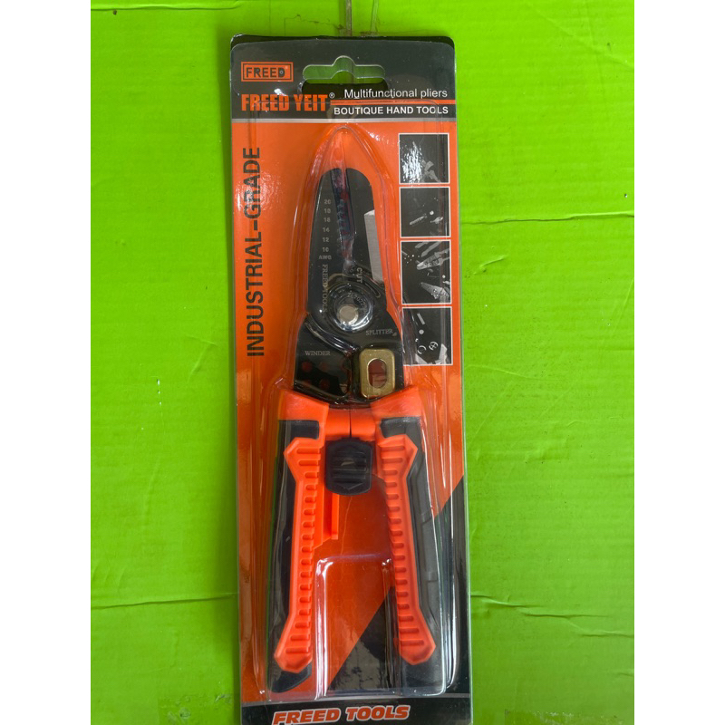TANG POTONG DAN KUPAS KABEL FREED/TANG CRIMPING FREED