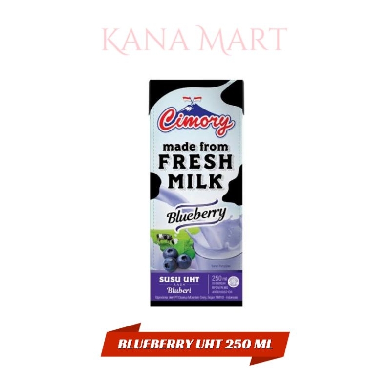 

CIMORY BLUEBERRY UHT 250 ML / KARTON