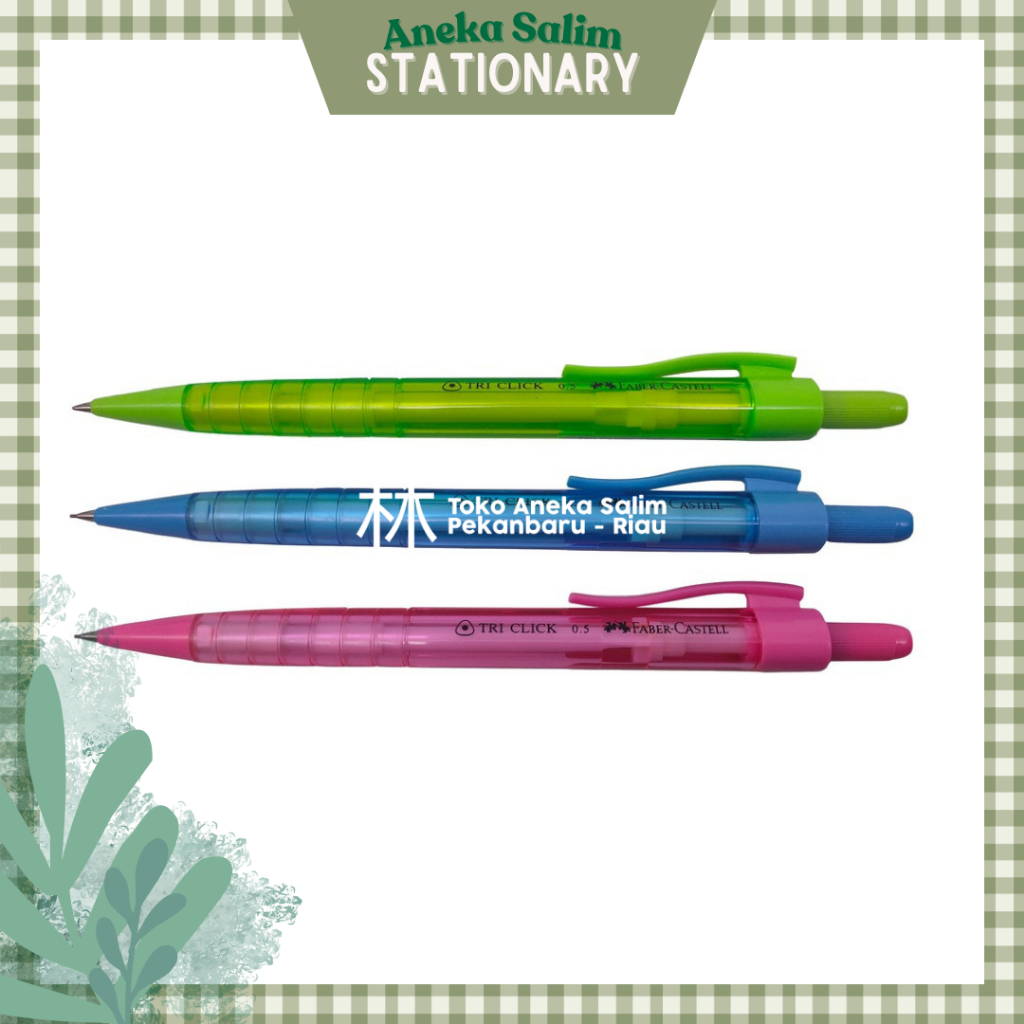

Anekasalim - Pensil Mekanik Faber Castell Tri Click 1362 0,5MM