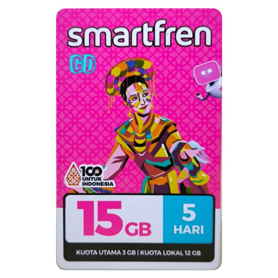 VOUCHER SMARTFREN 15GB 5HARI