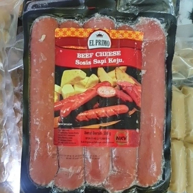 El primo sosis sapi keju 500g
