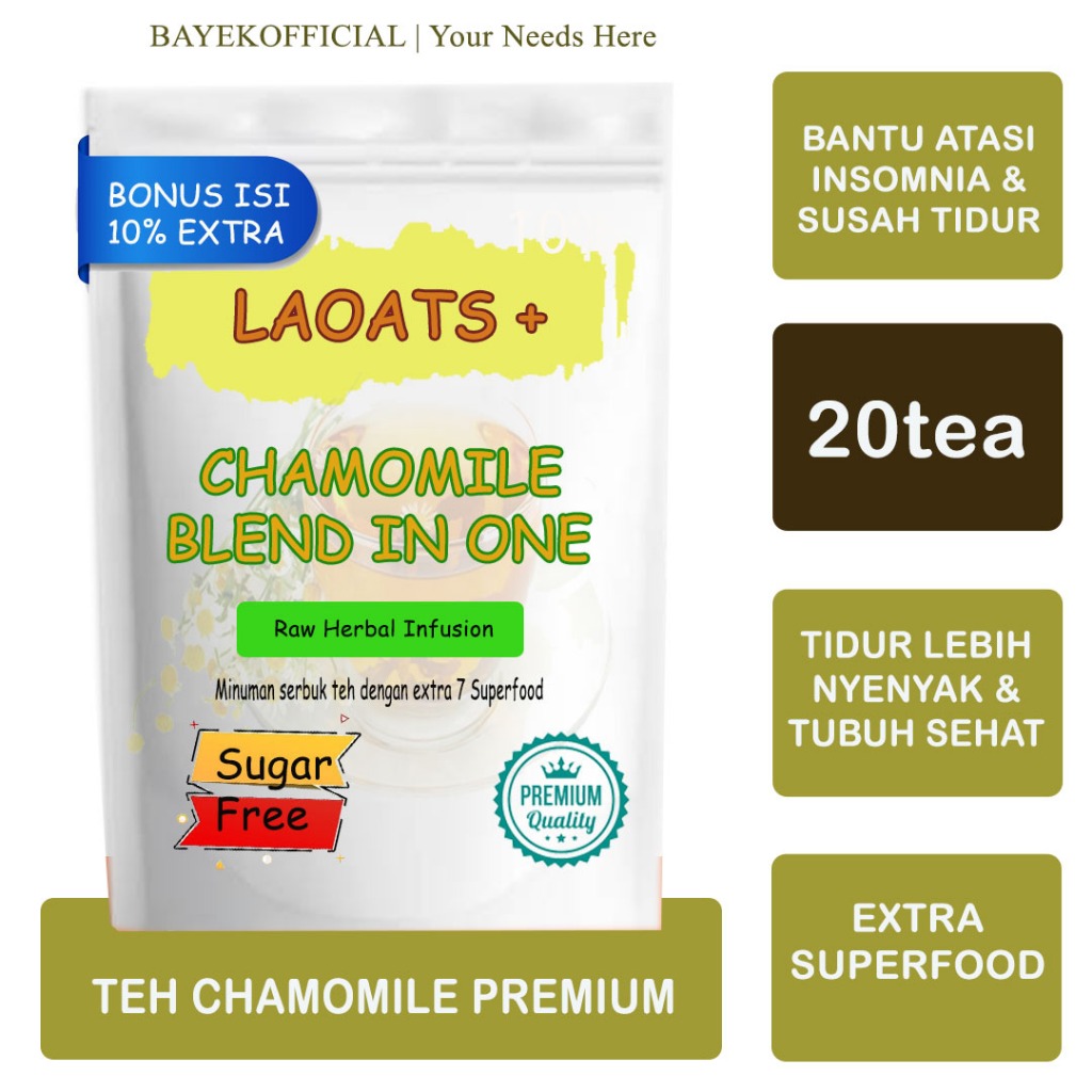 

Camomile Tea Minuman Diet Teh Chamomile Tea Celup Pelangsing Badan Penurun Berat Badan Chamomile Asam Lambung Laoats