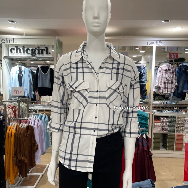 CARDINAL GIRL - SALE Kemeja Putih Wanita (S-XXL)