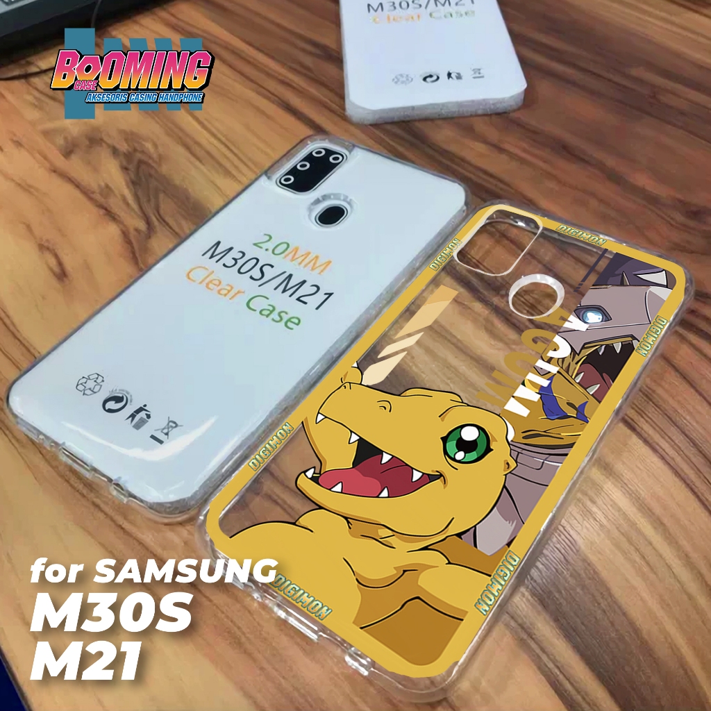 Case Samsung M21 - M30S Casing Samsung M21 - M30S Motif [DIGIMON] Booming Case Softcase Premium - Ca