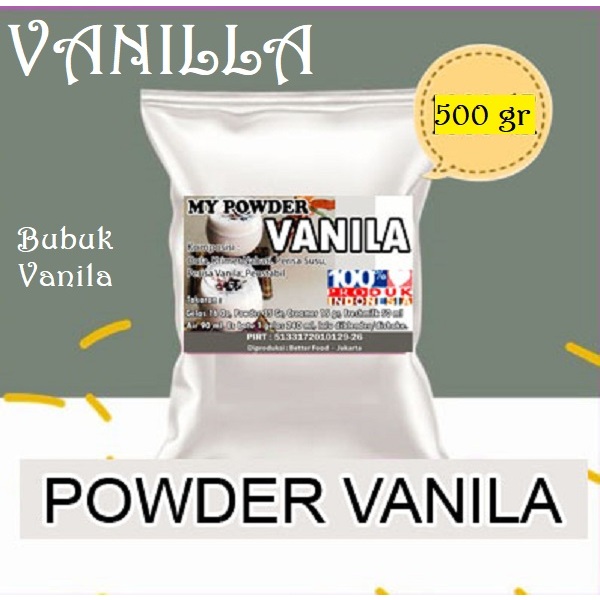 

Bubuk Minuman Vanilla 500gr || Vanila Powder - 500 gram