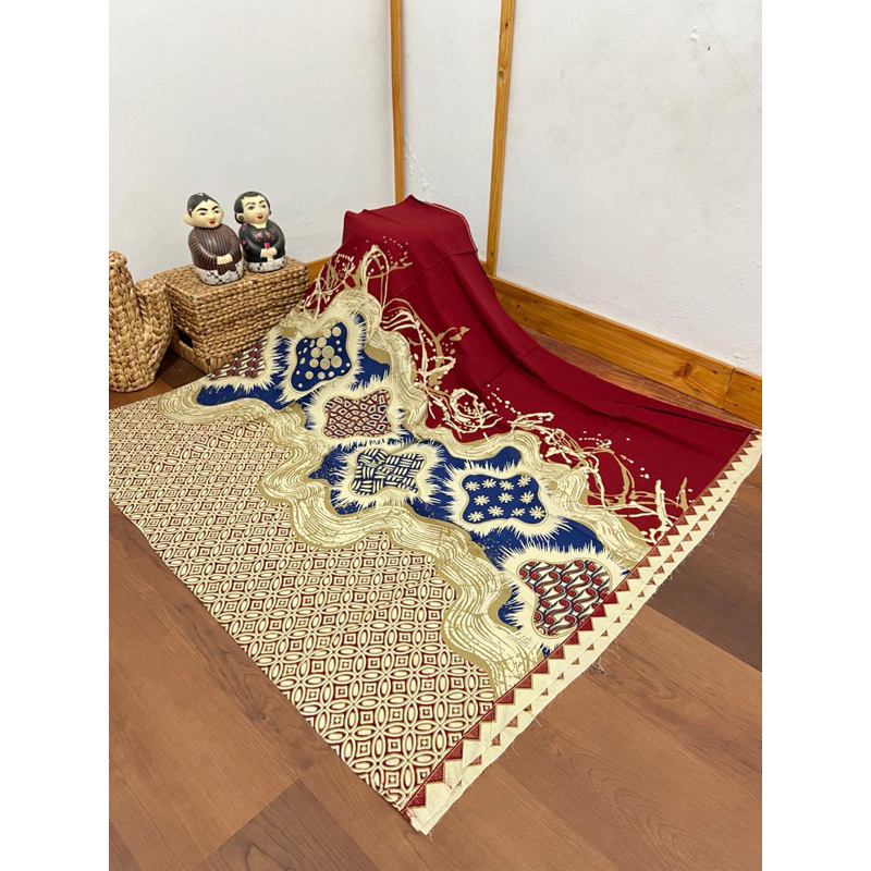 Kain batik klasik modern bahan kemeja batik bahan atasan wanita kain kebaya