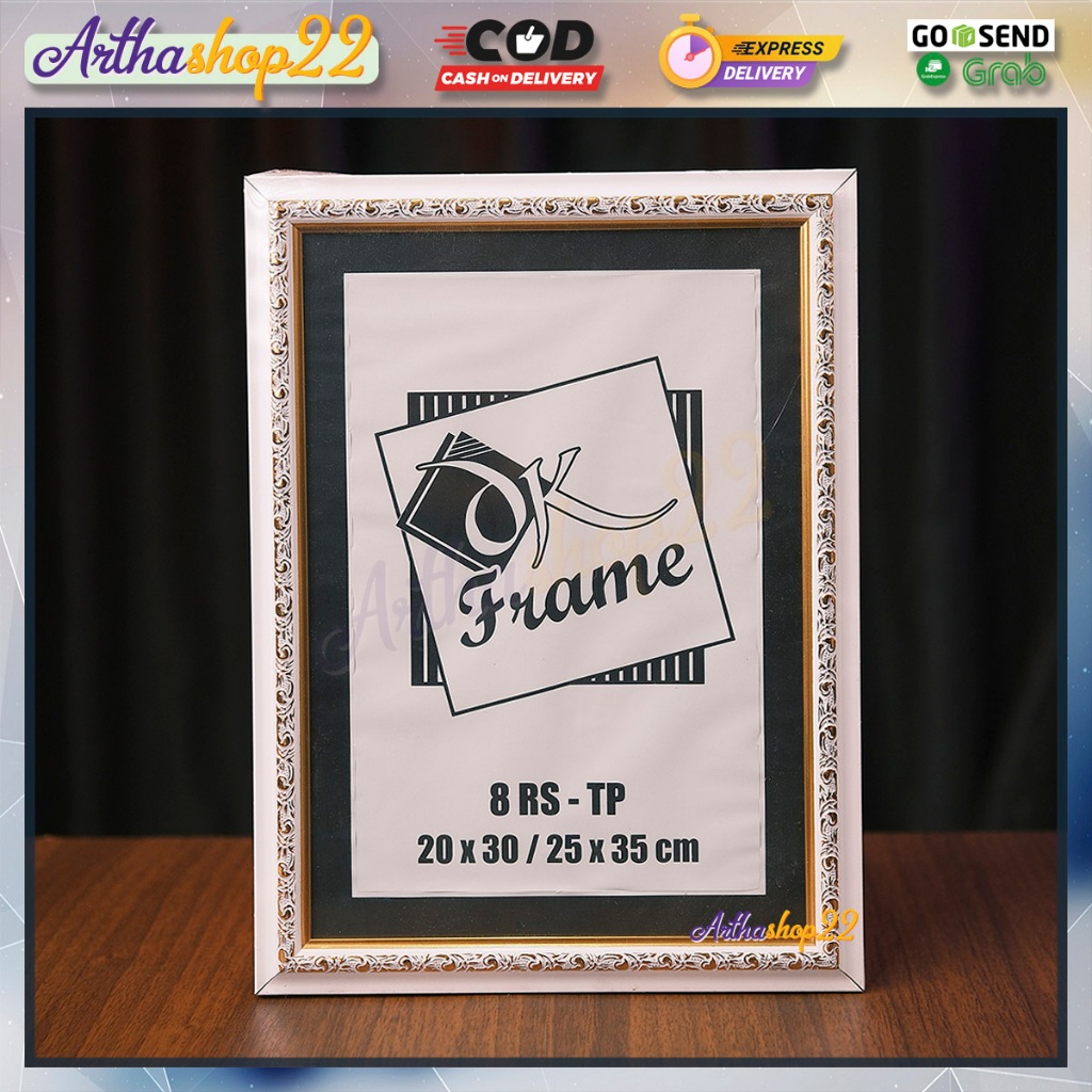 Bingkai Frame Foto 25X35 Pakai Kaca