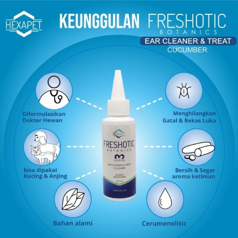 Ampuh Pembersih telinga kucing/anjing