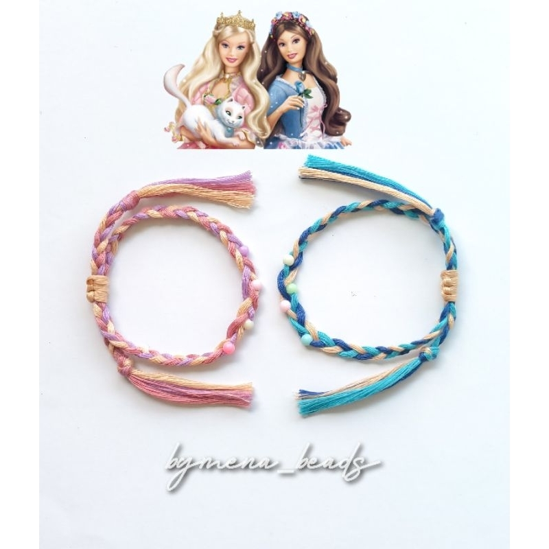 Gelang Benang Barbie The Princess and The Pauper
