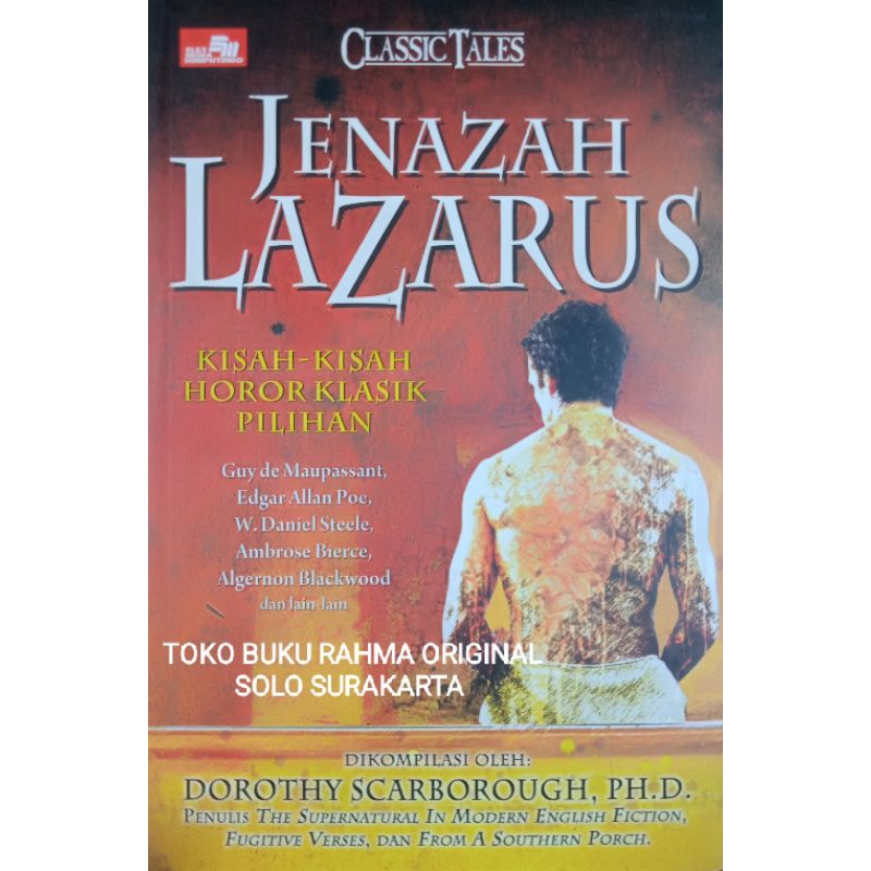 Novel Terjemahan Clasic Tales JENAZAH LAZARUS Kisah-kisah Horor Klasik Pilihan Dorothy Scarborough E