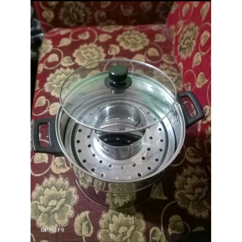 Dandang Bakso tutup kaca uk 24