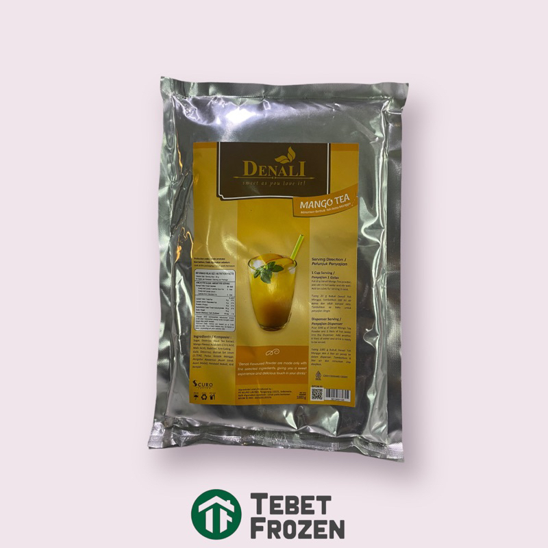 

DENALI MANGO TEA POWDER 1KG - TEBET FROZEN (EXP 31 MARET 2025)