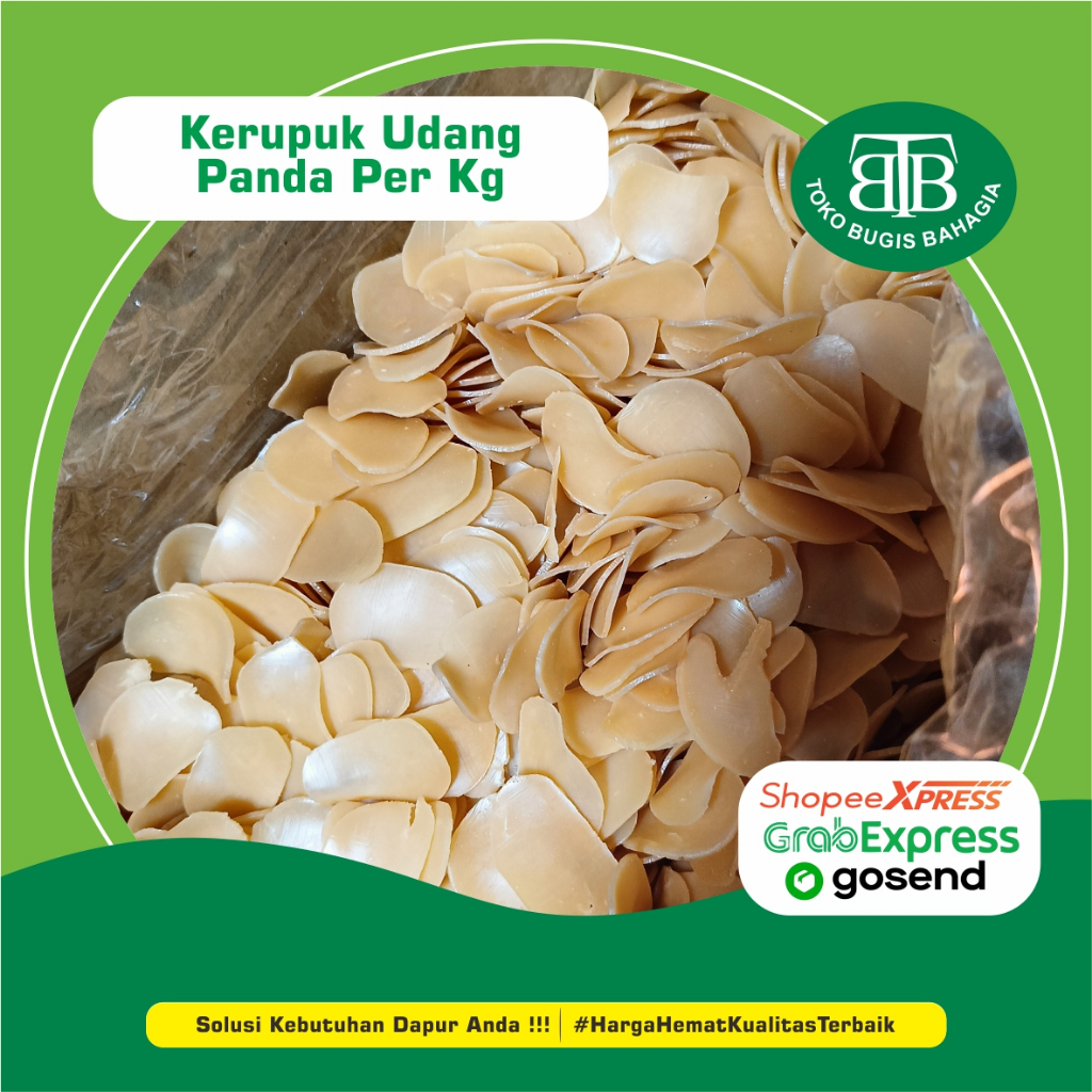 

Kerupuk Rasa Udang Panda PerKg, Murah Makassar