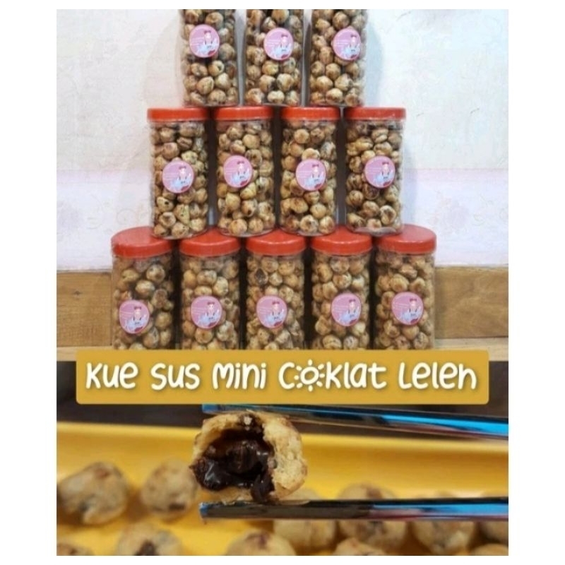 

Kue sus coklat lumer 125gr halal choux kue sus kering mini kue lebaran kuker