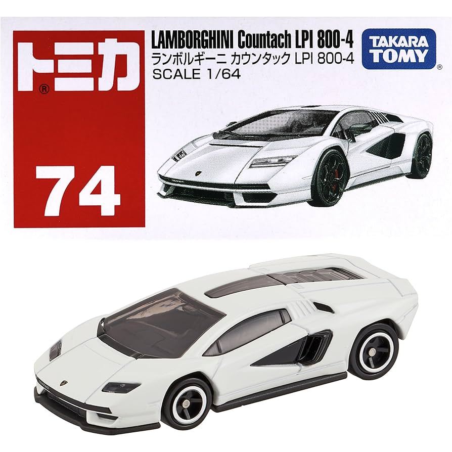 Tomica 74 Lamborghini Countach LPI800-4