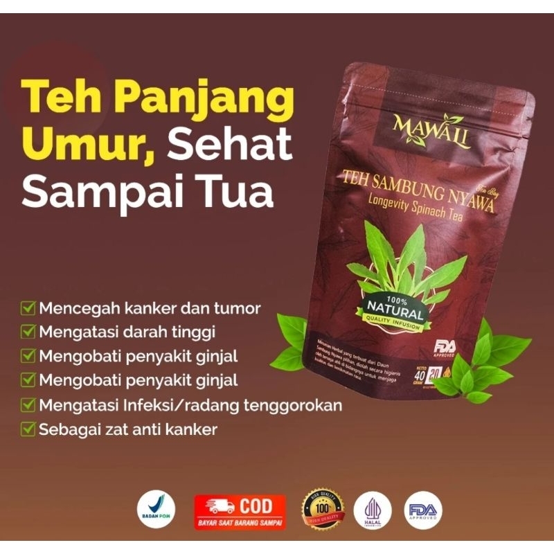 

MAWALI TEH SAMBUNG NYAWA PREMIUM TEH HERBAL - 20 BAG