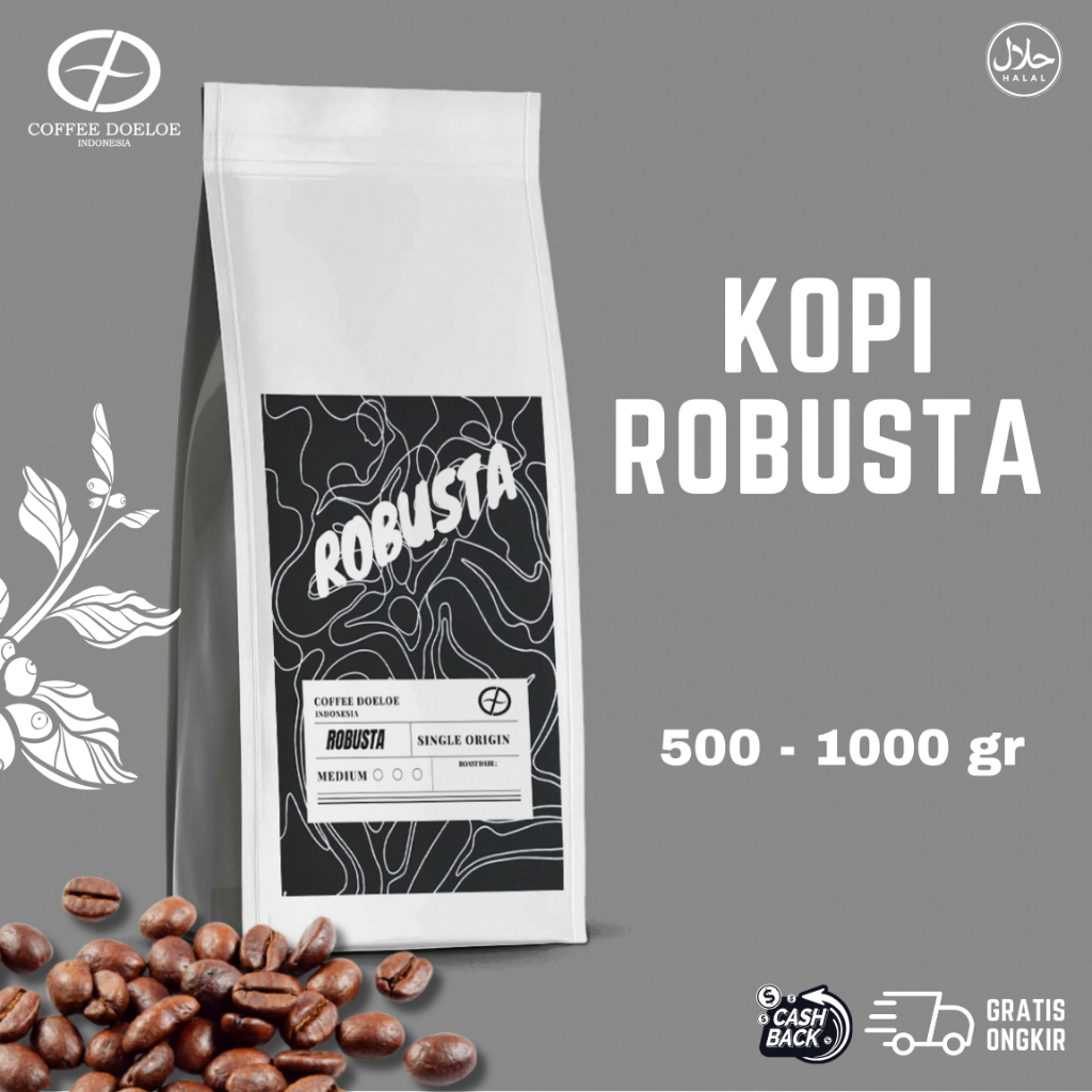 

KOPI FINE ROBUSTA 1 KG ( BIJI KOPI / KOPI BUBUK )