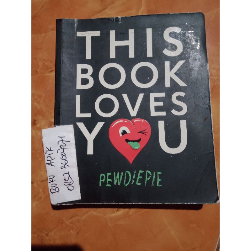 This Book Loves You PewDiePie Pew Die Pie Buku PewDiePie Import