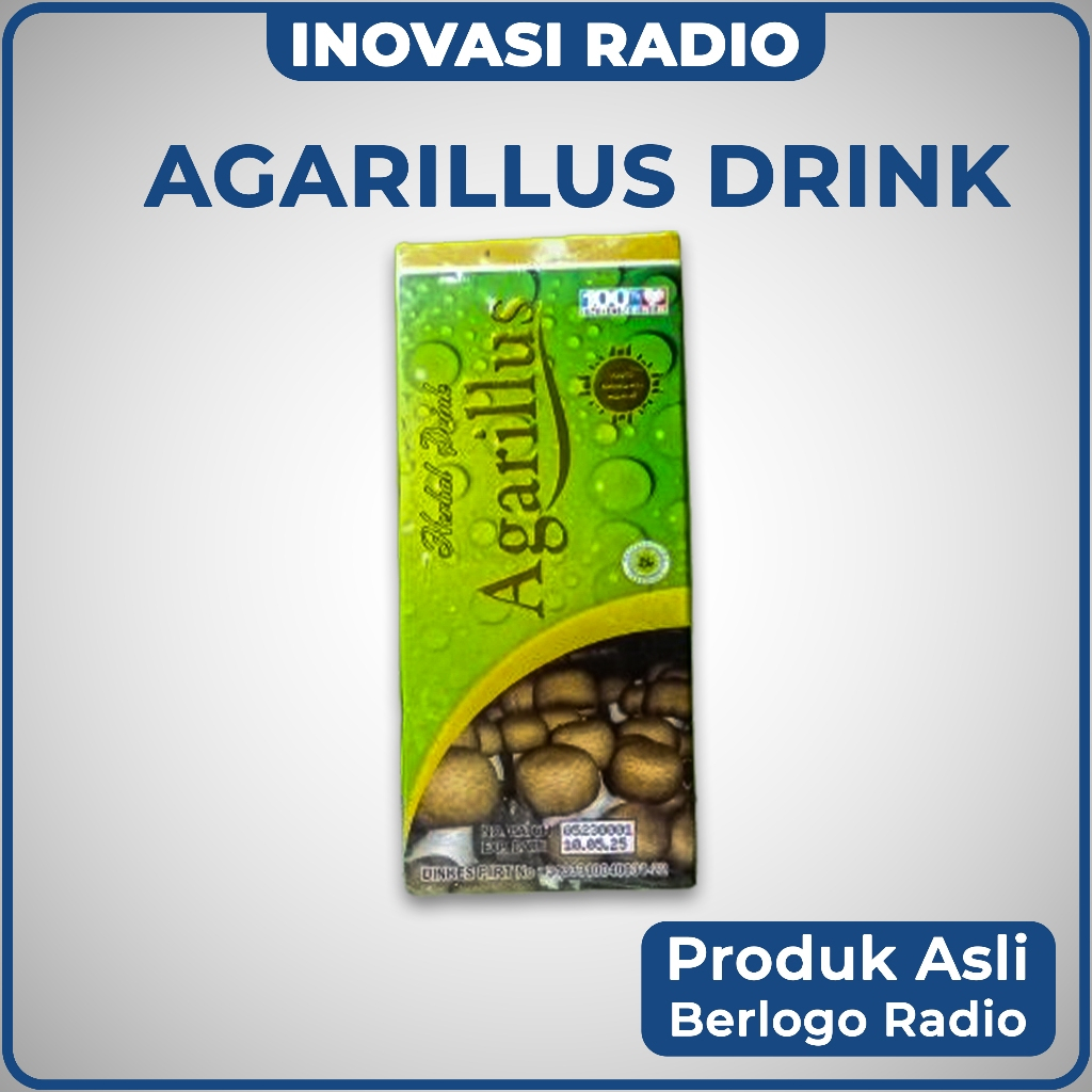 Agarillus Hijau Herbal Drink Original Plus Berlogo Radio