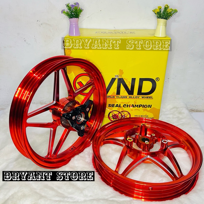 VELG VND RACING V SPEED GEN 1 185×14 &amp; 215×14 NMAX OLD NEW V1 VSPEED N-MAX LAMA BARU 185 215 1.85 2.15 14