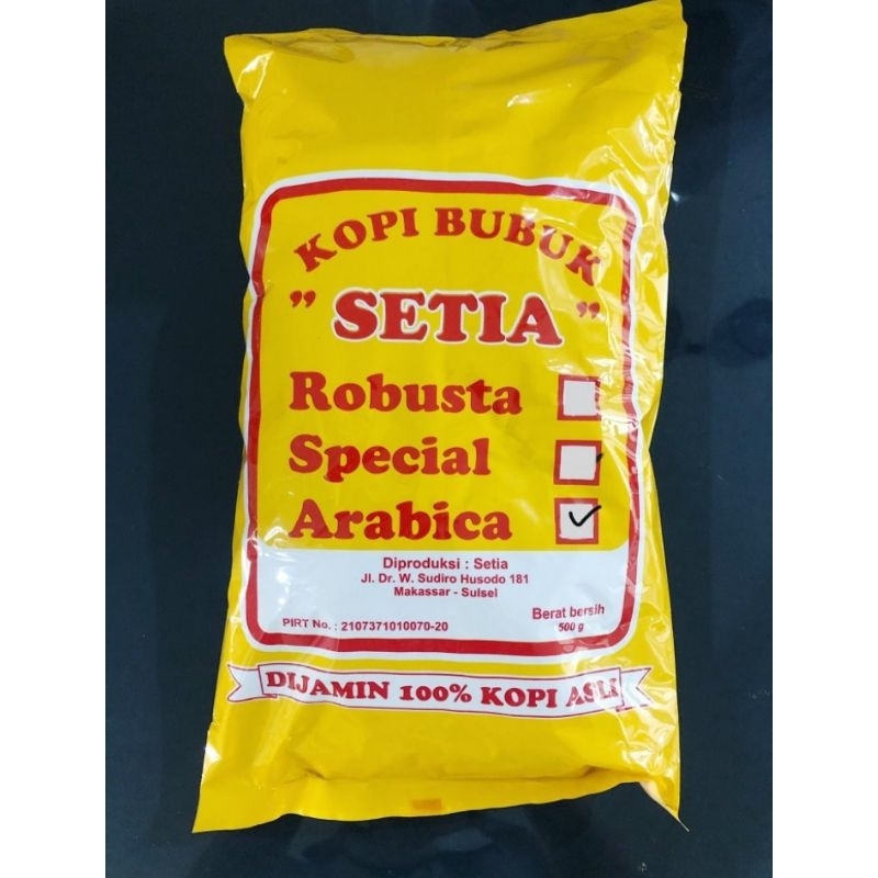 

KOPI SETIA (ARABICA) 500gram