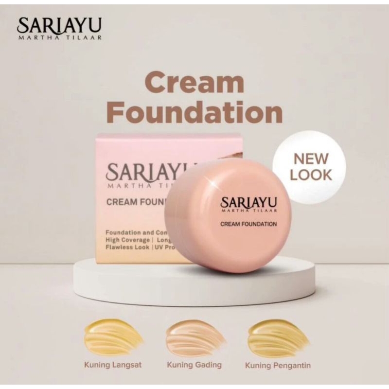 Sariayu Creamy Foundation 15gr / Sariayu Foundation / Sariayu Cream Foundation / Foundation / Sariay