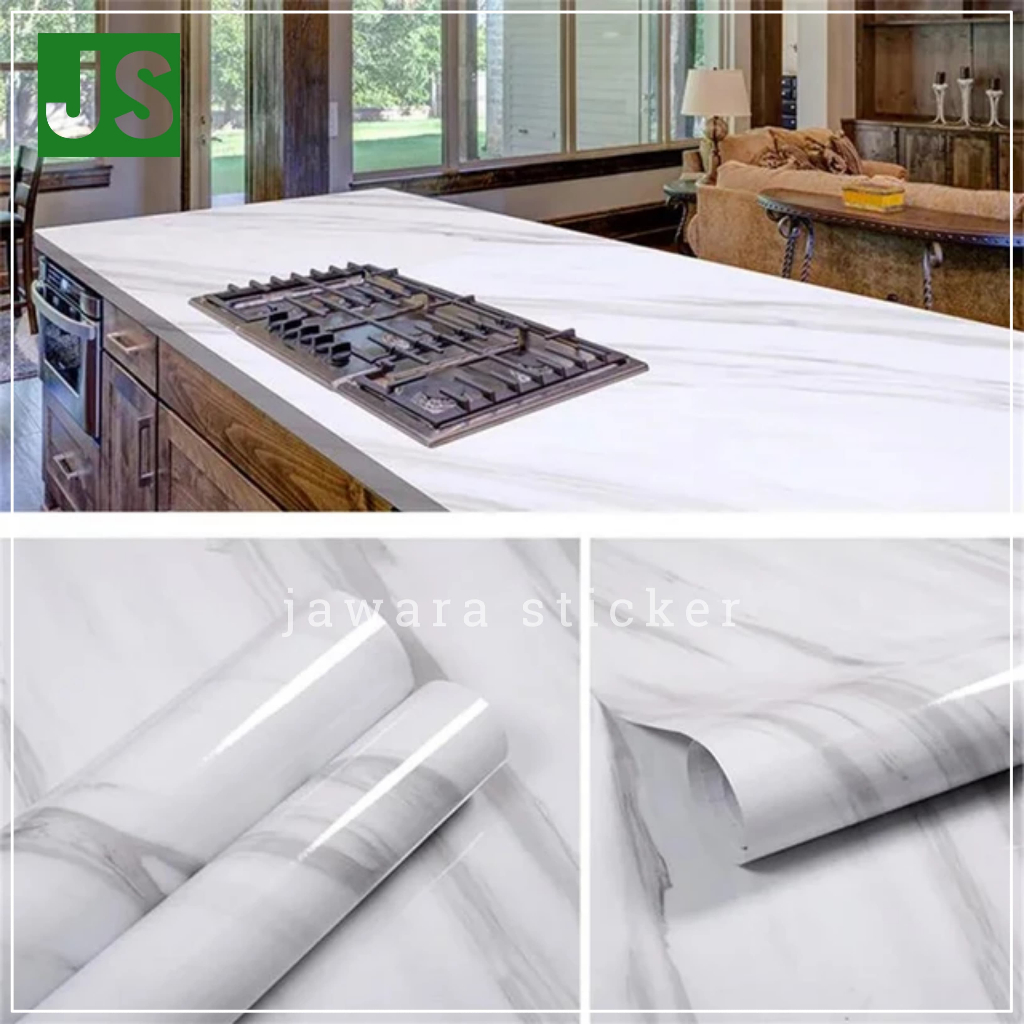 Stiker Marmer Meja Dapur Lantai Dinding Tebal Anti Air Dan Panas