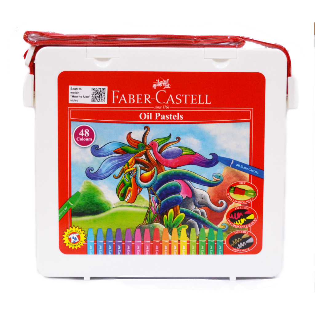 

Hexagonal Oil Pastel 48 Warna - Crayon Faber Castell 48 Pcs