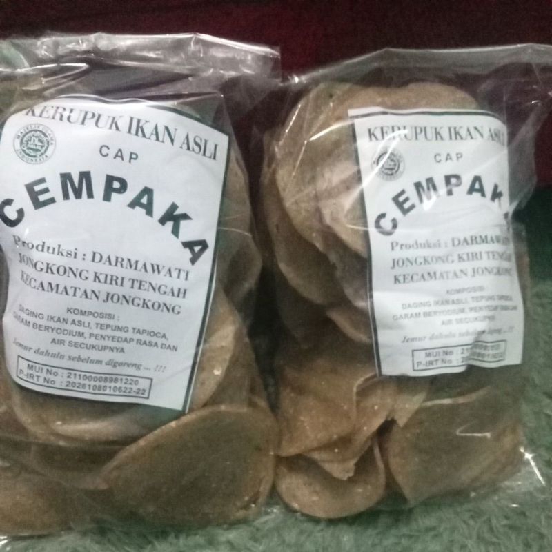 

kerupuk kering asli kapuas hulu cap cempaka