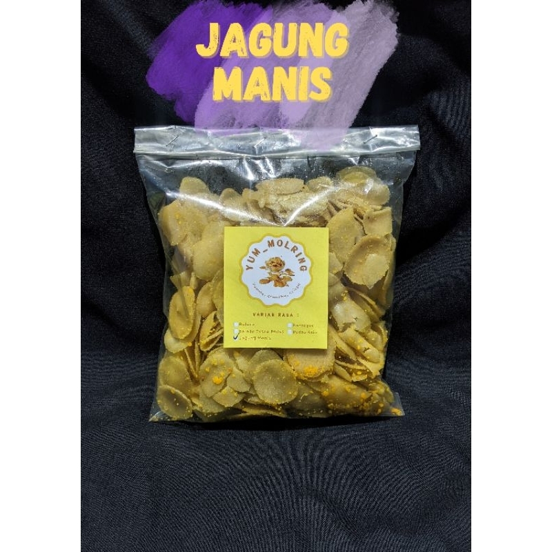 

MOLRING / CIMORING / CIMOL KERING RASA JAGUNG MANIS KEMASAN 250g